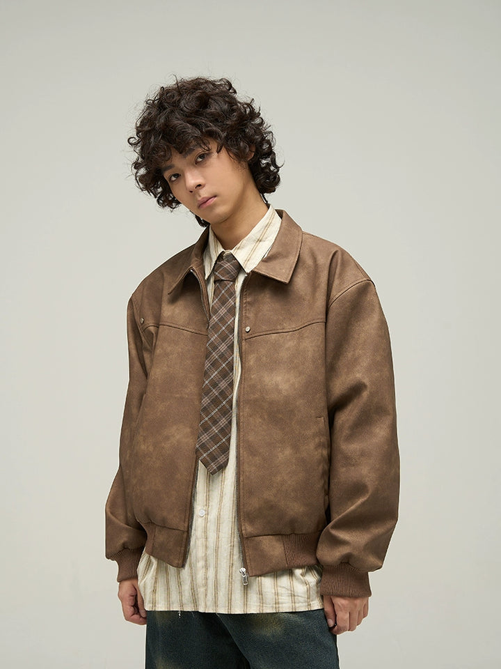 JEEZ WEAR FAUX LEATHER JACKET
