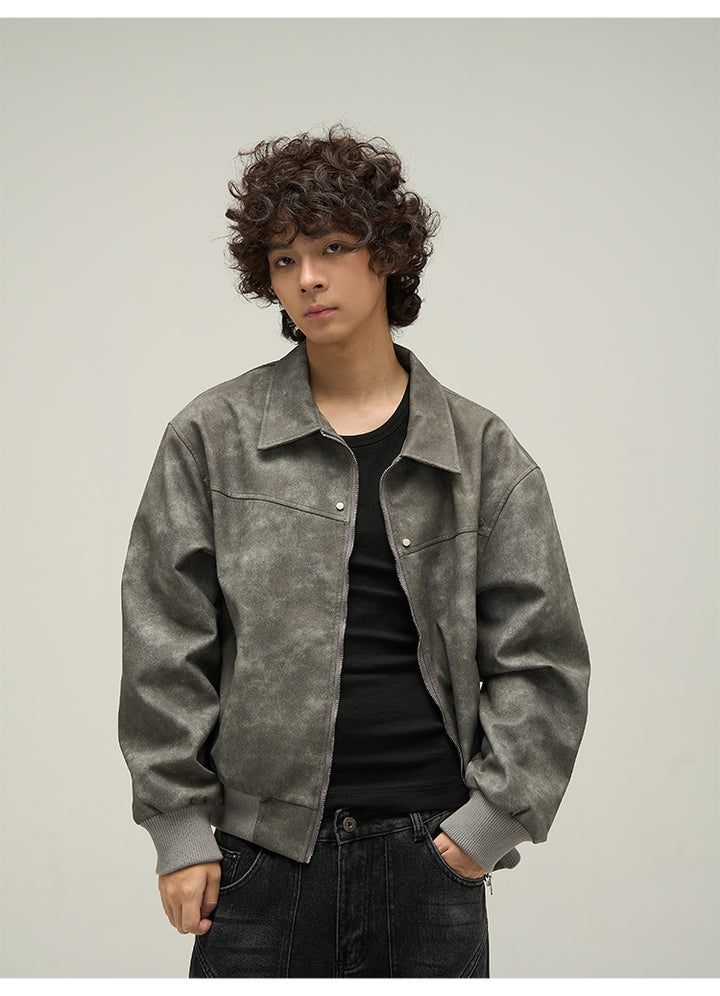 JEEZ WEAR FAUX LEATHER JACKET