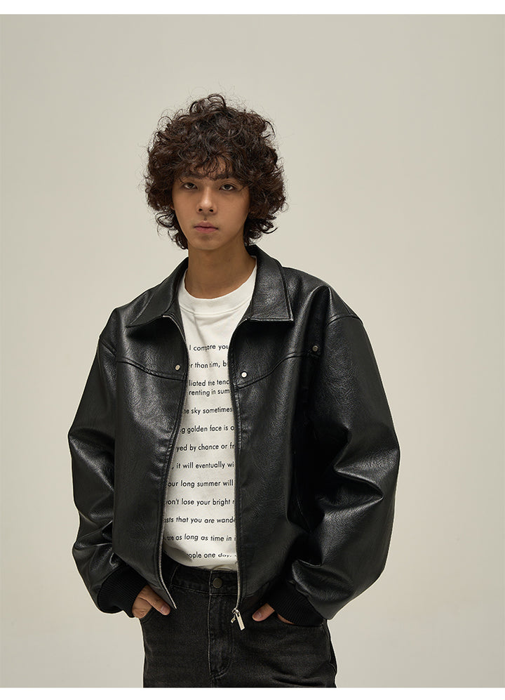 JEEZ WEAR FAUX LEATHER JACKET