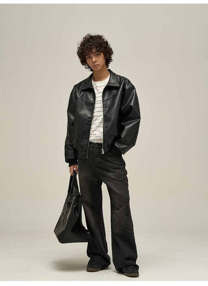 JEEZ WEAR FAUX LEATHER JACKET