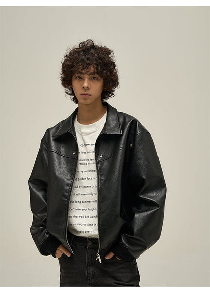 JEEZ WEAR FAUX LEATHER JACKET