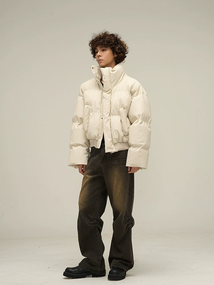 JEEZ WEAR LAYERED PUFFER JACKET