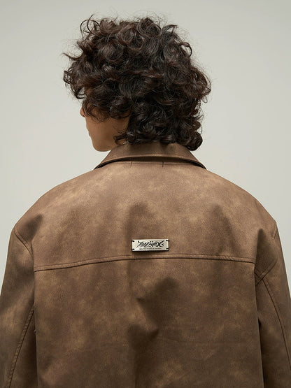 JEEZ WEAR FAUX LEATHER JACKET