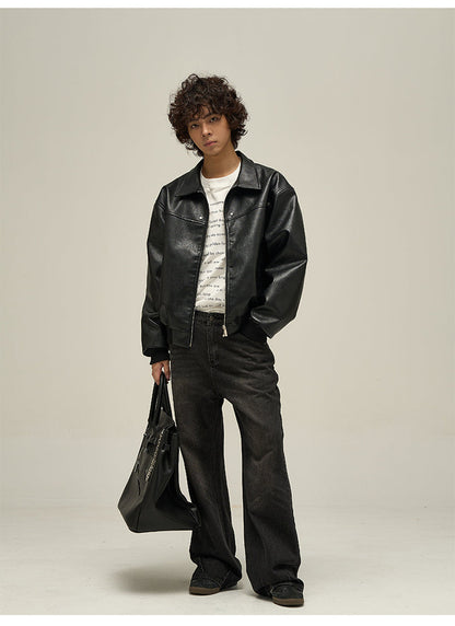 JEEZ WEAR FAUX LEATHER JACKET