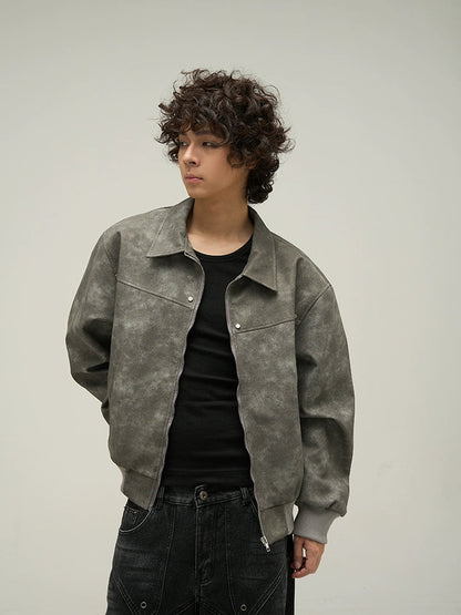 JEEZ WEAR FAUX LEATHER JACKET